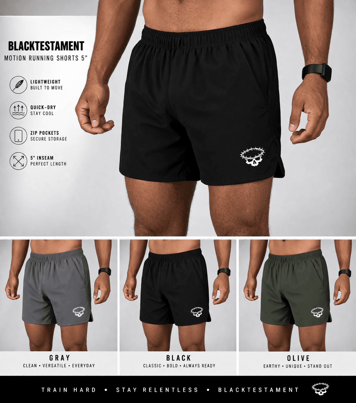 Motion Running Shorts 5"